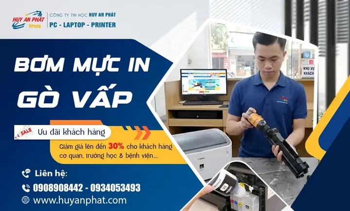 Bơm Mực Máy In Gò Vấp: Dịch Vụ Tận Nơi, Giá Rẻ, Uy Tín Bơm Mực Máy In Gò Vấp: Dịch Vụ Tận Nơi, Giá Rẻ, Uy Tín