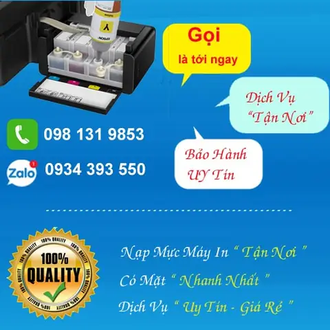 Dịch Vụ Bơm Mực Máy In Tại Nhà Quận 1: Giá Tốt, Nhanh Chóng 24/7