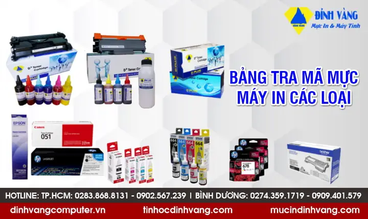 Các Loại Mực Máy In Phổ Biến: Phân Loại & Đặc Điểm Chi Tiết Các Loại Mực Máy In Phổ Biến: Phân Loại & Đặc Điểm Chi Tiết