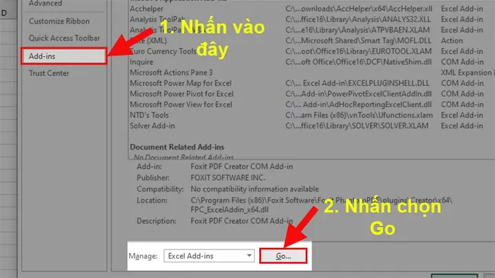 Hướng Dẫn Chi Tiết Cách Cài Đặt Add-in Excel 2010 Đơn Giản Nhất Hướng Dẫn Chi Tiết Cách Cài Đặt Add-in Excel 2010 Đơn Giản Nhất
