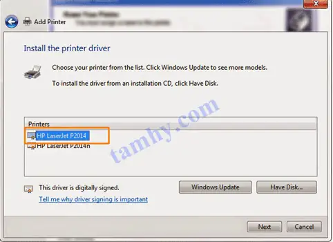 Hướng Dẫn Chi Tiết Cách Cài Driver Máy In Cho Windows 7