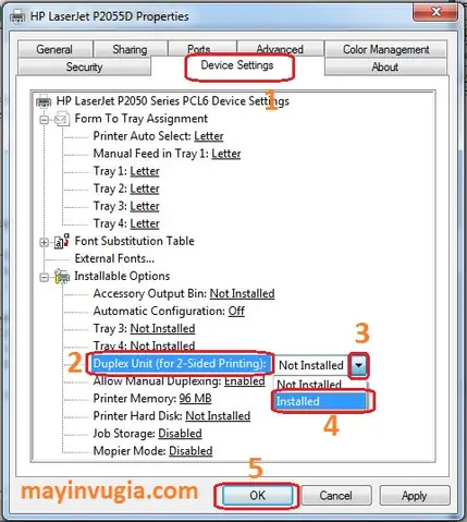 Hướng Dẫn Chi Tiết Cách In 2 Mặt Máy In Hp