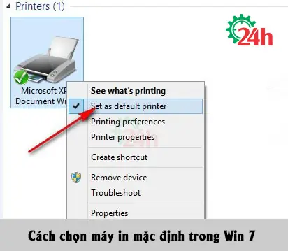 Cách Chọn Máy In Phù Hợp Và Thiết Lập Trong Windows 7 Cách Chọn Máy In Phù Hợp Và Thiết Lập Trong Windows 7