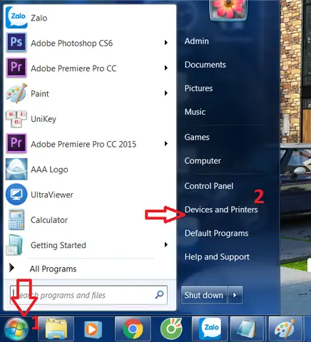 Cách Chọn Máy In Phù Hợp Và Thiết Lập Trong Windows 7 Cách Chọn Máy In Phù Hợp Và Thiết Lập Trong Windows 7