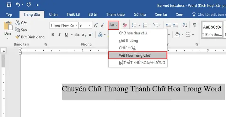 Hướng Dẫn Chi Tiết Cách Chuyển Chữ In Hoa Về Thường (và Ngược Lại) Trên Máy Tính