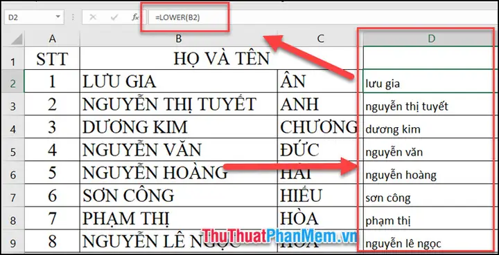 Hướng Dẫn Chi Tiết Cách Chuyển Chữ In Hoa Sang Chữ Thường (word, Excel) Hướng Dẫn Chi Tiết Cách Chuyển Chữ In Hoa Sang Chữ Thường (word, Excel)