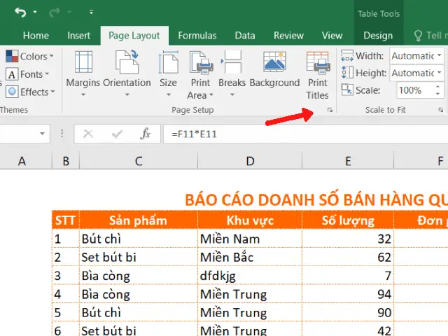 Hướng Dẫn Cách Cố Định Trang In Trong Excel: Giữ Nguyên Tiêu Đề, Hàng/cột Khi In