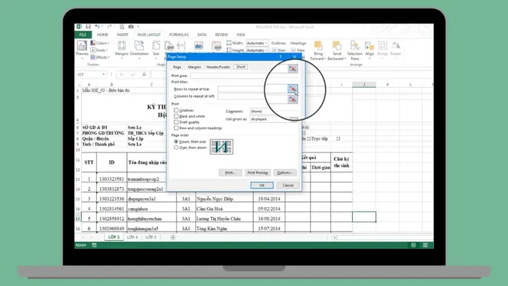 Hướng Dẫn Cách Cố Định Trang In Trong Excel: Giữ Nguyên Tiêu Đề, Hàng/cột Khi In