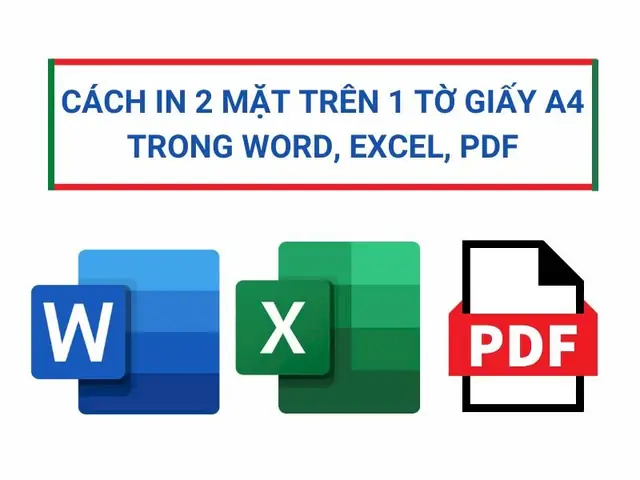 Cách In 2 Trang Giấy A4 Trên 1 Mặt Giấy Đơn Giản & Nhanh Chóng Cách In 2 Trang Giấy A4 Trên 1 Mặt Giấy Đơn Giản & Nhanh Chóng