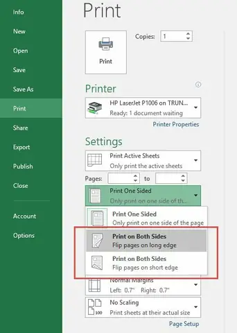Hướng Dẫn In 2 Mặt Để Đóng Gáy Trong Excel Đơn Giản, Chuẩn Lề