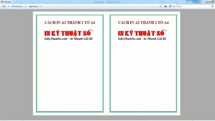 Cách In A3 Thành 2 Tờ A4 Đơn Giản & Hiệu Quả Nhất