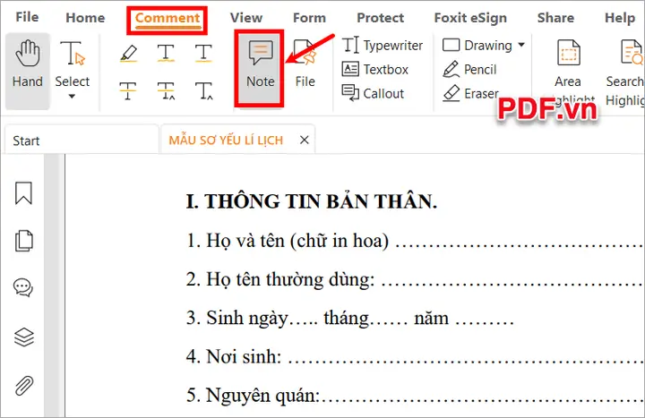 Hướng Dẫn Chi Tiết Cách Ghi Chú Và Comment Trên File Pdf Hướng Dẫn Chi Tiết Cách Ghi Chú Và Comment Trên File Pdf