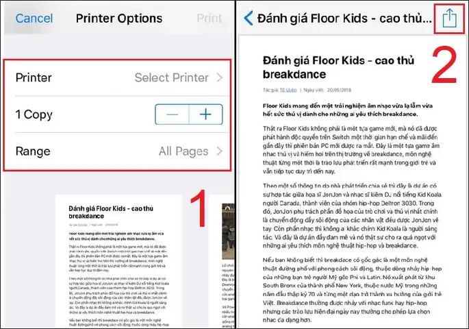 Hướng Dẫn Chi Tiết Cách In File Từ Điện Thoại Android & Iphone