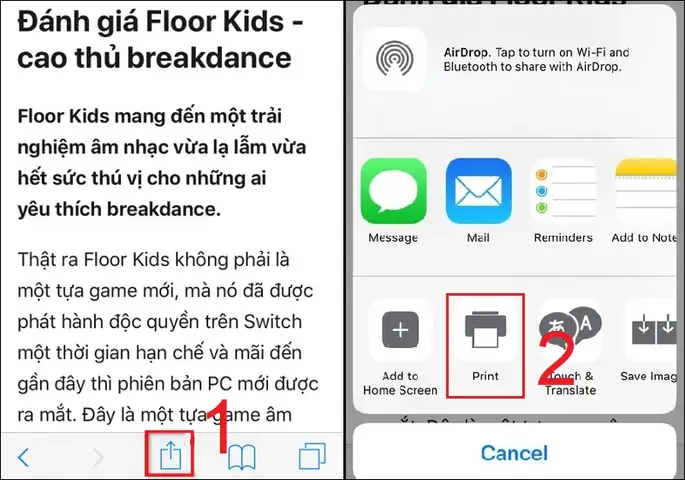 Hướng Dẫn Chi Tiết Cách In File Từ Điện Thoại Android & Iphone