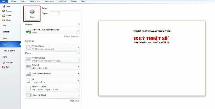 Hướng Dẫn Cách In Giấy Nằm Ngang Trong Word & Excel Chi Tiết Hướng Dẫn Cách In Giấy Nằm Ngang Trong Word & Excel Chi Tiết