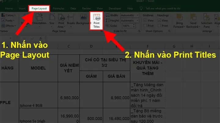 Cách Lặp Lại Tiêu Đề Khi In Excel: Hướng Dẫn Chi Tiết & Đơn Giản