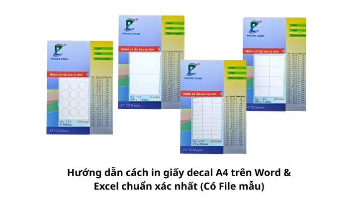 Cách In Hình Lên Giấy Decal: Hướng Dẫn Chi Tiết Từ A-z Cách In Hình Lên Giấy Decal: Hướng Dẫn Chi Tiết Từ A-z