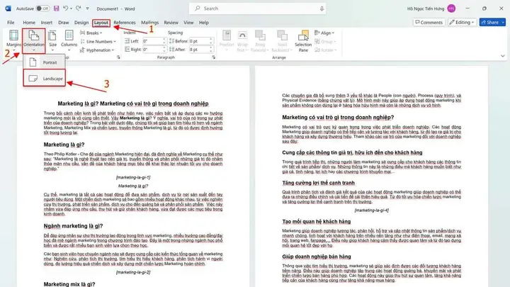 Hướng Dẫn Chi Tiết Cách In Ngang Khổ Giấy A4 Trong Word 2010