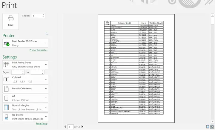 Hướng Dẫn Cách In Nhanh Trong Excel: Đơn Giản & Chuyên Nghiệp