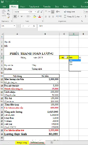 Hướng Dẫn Chi Tiết Cách In Phiếu Lương Hàng Loạt Bằng Excel