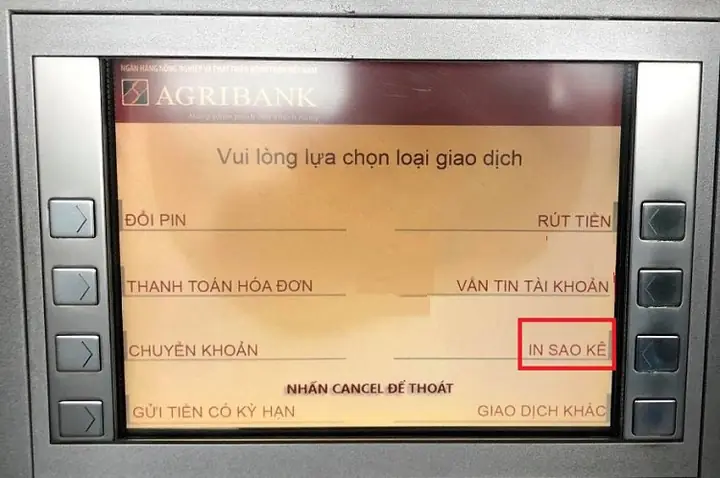 Hướng Dẫn Chi Tiết Cách In Sao Kê Tài Khoản Ngân Hàng Tại Atm
