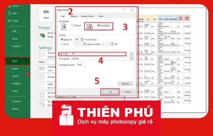 Hướng Dẫn Cách In Giấy A4 Theo Chiều Ngang Trên Word, Excel Và Pdf