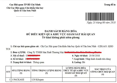 Hướng Dẫn Chi Tiết Cách In Tờ Khai Hải Quan Có Mã Vạch Mới Nhất