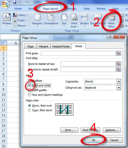Cách In Trắng Đen Trong Excel Đơn Giản, Hiệu Quả Các Phiên Bản