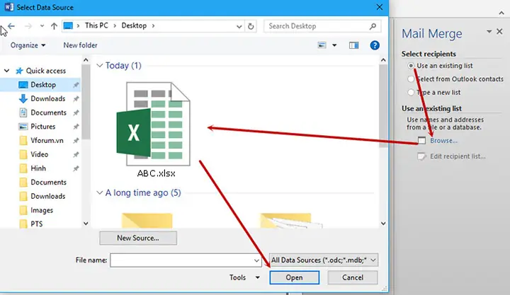 Cách Trộn Thư & In Văn Bản Hàng Loạt Bằng Mail Merge Trong Word, Excel Cách Trộn Thư & In Văn Bản Hàng Loạt Bằng Mail Merge Trong Word, Excel