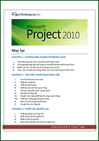 Cách In Ấn Chuyên Nghiệp Trong Microsoft Project 2010: Hướng Dẫn Chi Tiết Cách In Ấn Chuyên Nghiệp Trong Microsoft Project 2010: Hướng Dẫn Chi Tiết