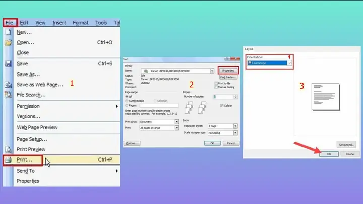 Hướng Dẫn Chi Tiết Cách In Hai Mặt Trong Word 2003 Và Các Phiên Bản Mới Hơn Hướng Dẫn Chi Tiết Cách In Hai Mặt Trong Word 2003 Và Các Phiên Bản Mới Hơn