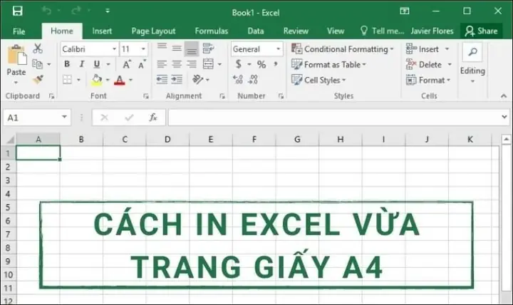 Cách In Excel Vừa Trang Giấy A4: Hướng Dẫn Chi Tiết & Mẹo Nhanh