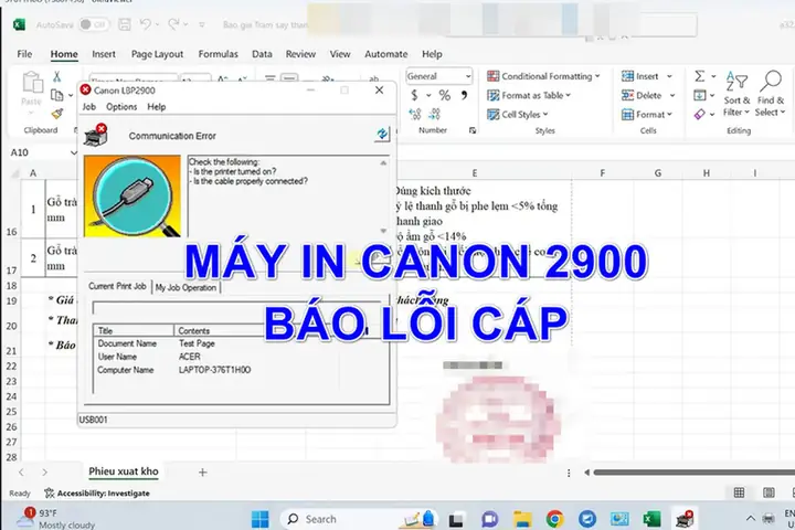 Cách Khắc Phục Lỗi Máy In Canon 2900 Không In Được, Không Nhận Lệnh Hiệu Quả Cách Khắc Phục Lỗi Máy In Canon 2900 Không In Được, Không Nhận Lệnh Hiệu Quả