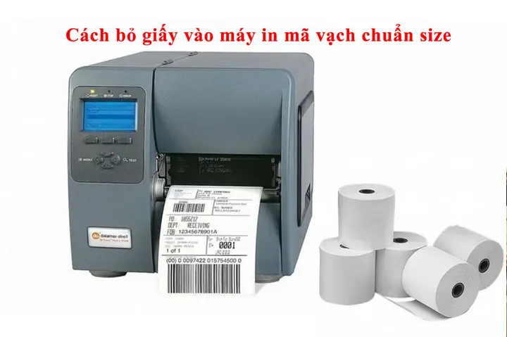 Hướng Dẫn Chi Tiết Cách Lắp Giấy Vào Máy In Mã Vạch Đúng Chuẩn Hướng Dẫn Chi Tiết Cách Lắp Giấy Vào Máy In Mã Vạch Đúng Chuẩn