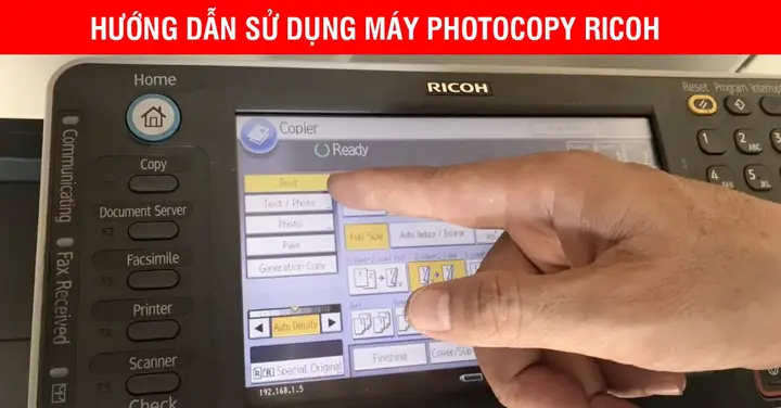 Hướng Dẫn Cách Mở Máy In Ricoh Chi Tiết Từ A-z