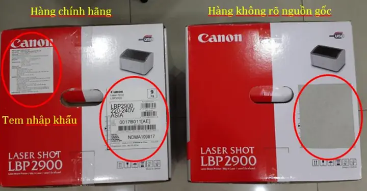 Hướng Dẫn Chi Tiết Cách Nhận Biết Máy In Canon Chính Hãng