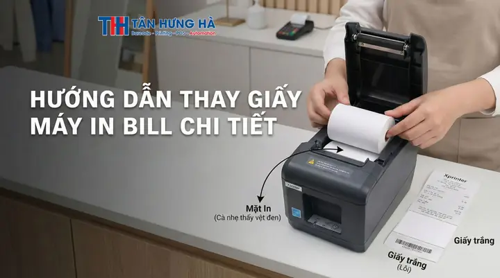 Hướng Dẫn Chi Tiết Cách Thay Giấy Máy In Hóa Đơn Xprinter Nhanh Chóng