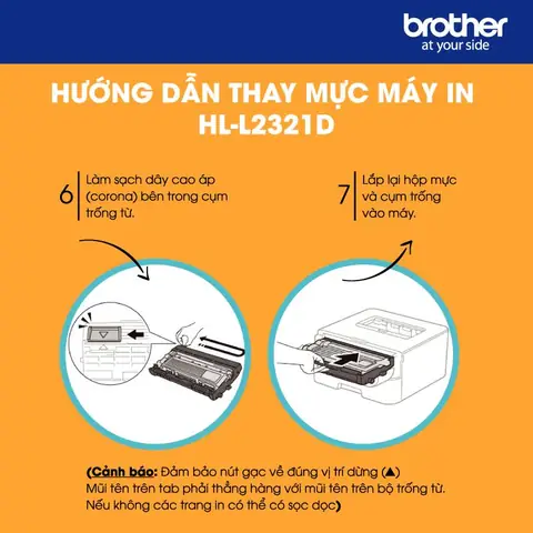 Hướng Dẫn Tự Thay Mực Máy In Brother Hl-l2321d Chi Tiết Tại Nhà
