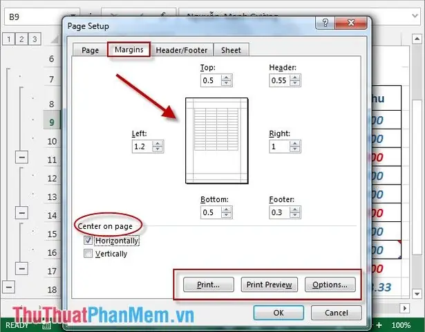 Hướng Dẫn Thiết Lập Trang In Excel Vừa Khít Giấy A4 Chi Tiết