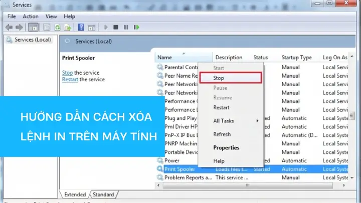 Cách Xóa Lệnh In Bị Kẹt Trên Máy Tính Windows 10 Nhanh Chóng