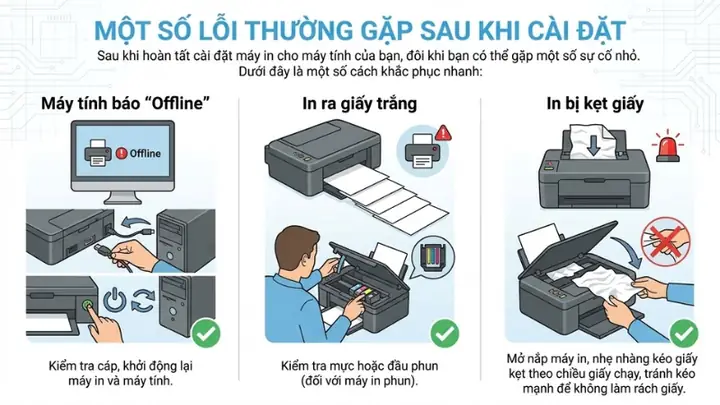 Hướng Dẫn Cài Đặt Và Khôi Phục Máy In Đơn Giản, Khắc Phục Mọi Lỗi Hướng Dẫn Cài Đặt Và Khôi Phục Máy In Đơn Giản, Khắc Phục Mọi Lỗi