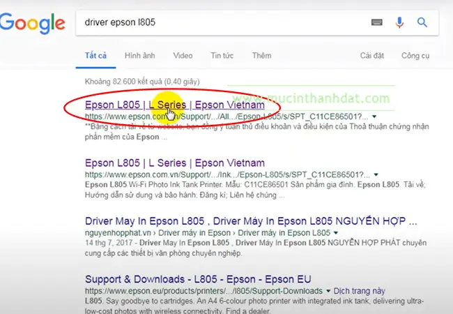 Hướng Dẫn Cài Driver Máy In Epson L805 Chi Tiết & Nhanh Chóng
