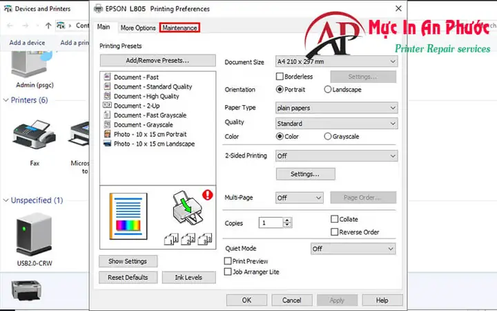 Hướng Dẫn Chi Tiết Cách Clear Mực Máy In (epson & Canon) Tại Nhà