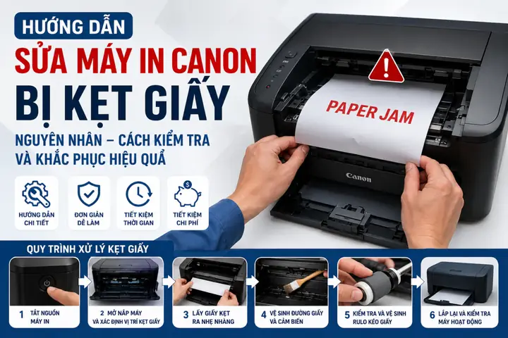 Hướng Dẫn Sửa Máy In Tại Nhà: Khắc Phục Lỗi Phổ Biến & Cách Xử Lý Nhanh Hướng Dẫn Sửa Máy In Tại Nhà: Khắc Phục Lỗi Phổ Biến & Cách Xử Lý Nhanh