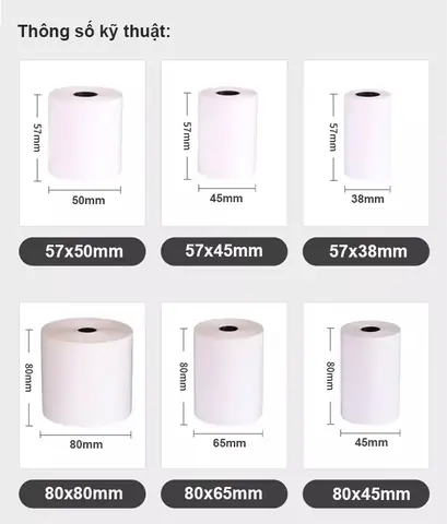 Khổ Giấy Máy In Nhiệt: Kích Thước Phổ Biến & Cách Chỉnh Chuẩn Xác Khổ Giấy Máy In Nhiệt: Kích Thước Phổ Biến & Cách Chỉnh Chuẩn Xác