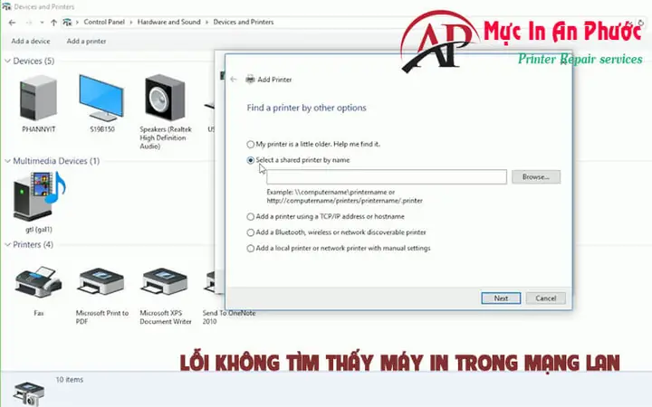Khắc Phục Lỗi Không Tìm Thấy Máy In Trong Mạng Lan: Hướng Dẫn Chi Tiết Khắc Phục Lỗi Không Tìm Thấy Máy In Trong Mạng Lan: Hướng Dẫn Chi Tiết
