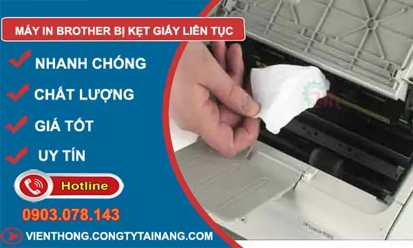 Máy In Brother Bị Kẹt Giấy Liên Tục: Nguyên Nhân & Cách Xử Lý Hiệu Quả