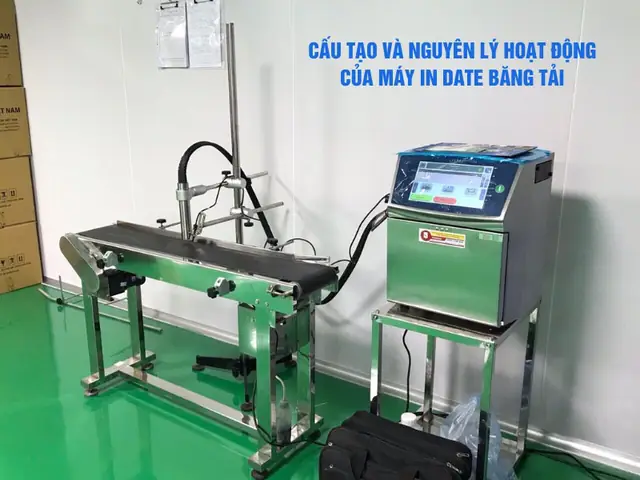 Máy In Date Băng Tải: Giải Pháp Tự Động Hóa Cho Năng Suất Sản Xuất