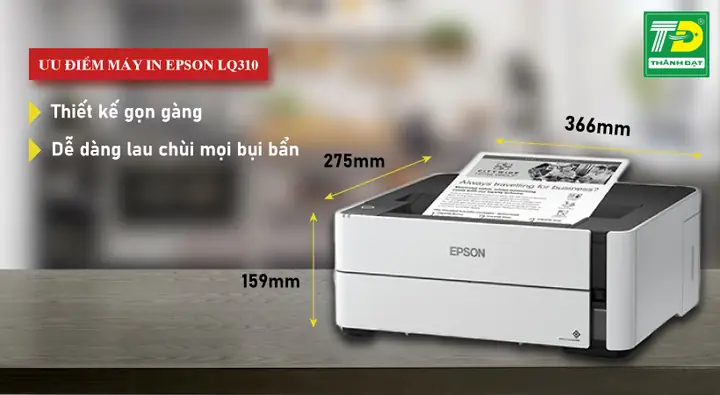 Máy In Kim Epson Lq-310: Thông Số, Ưu Điểm & Hướng Dẫn Sử Dụng Chi Tiết