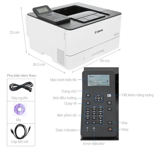 Máy In Laser Canon Lbp214dw: Thông Số, Đánh Giá & Hướng Dẫn Sử Dụng